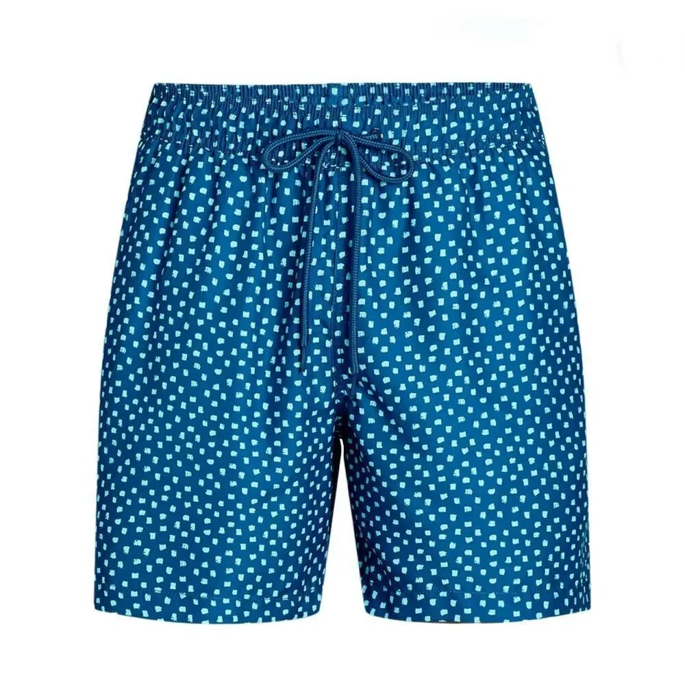 Men's Elastic Waist Swim Trunks Shorts 6